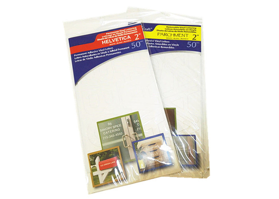 Autocollants papier personnalisés adhésifs amovibles lettres en vinyle autocollants de lettres en vinyle personnalisés autocollants pour panneaux