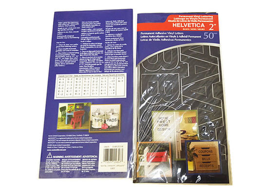 Des autocollants de papier personnalisés de haute durabilité en vinyle, des lettres adhésives amovibles, parfaites pour la signalisation et la décoration.