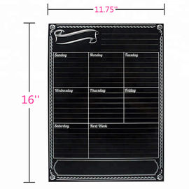 16' x 11,75' Calendrier magnétique réfrigérateur Calendrier magnétique à effacer à sec Calendrier murale réfrigérateur bloc-notes