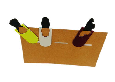 Formes de dessins animés Marque-pages magnétiques personnalisées Conception exclusive avec carte arrière pour les cadeaux et les solutions de marque