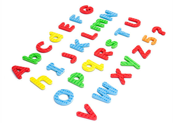Alphabets et chiffres magnétiques ensemble de lettres et de chiffres en mousse EVA colorée pour enseigner le comptage, le tri, le regroupement et la création de phrases