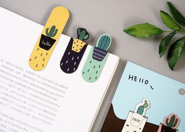Magnets à découpe personnalisés Eco-friendly Marque-pages magnétiques personnalisées mignonnes Mini Marque-pages magnétiques
