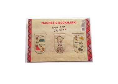 Magnets à découpe personnalisés Eco-friendly Marque-pages magnétiques personnalisées mignonnes Mini Marque-pages magnétiques