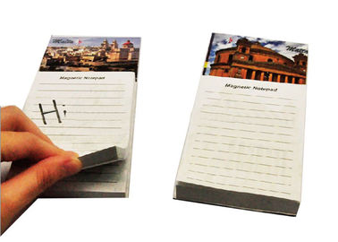 Bloc-notes magnétiques colorés pour réfrigérateur, blocs-notes personnalisés, blocs-notes lignés, papeterie personnalisée, blocs-notes pour la maison et le bureau