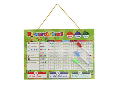 Tableau de récompenses magnétiques personnalisés Tableaux d'essuie-glace pour enfants avec conception et activités personnalisables