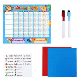 Directement de l'usine personnalisé 16 "x 12" Magnétique Tableau de récompense Essuyez le tableau blanc Suggestions d'activités et support magnétique