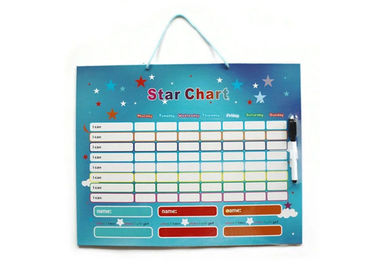 Directement de l'usine personnalisé 16 "x 12" Magnétique Tableau de récompense Essuyez le tableau blanc Suggestions d'activités et support magnétique