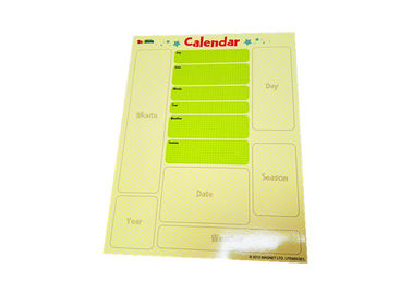 Calendrier d'effacement à sec magnétique pour réfrigérateur 11' x 8'