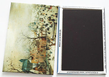 Magnéte de réfrigérateur de souvenir touristique sur mesure, aimants de réfrigérateur sur mesure Impression photo Magnéte de réfrigérateur en fer blanc