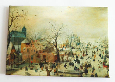 Artwork sur mesure 54x78mm Impression d'image Souvenir Magnet de réfrigérateur en fer blanc pour la décoration et la promotion
