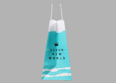 Sacs de magasinage en papier kraft blanc sur mesure avec poignées Sacs de magasinage en papier léger Sacs de cadeaux en papier écologique