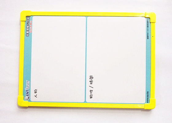 11' x 9,5' carte blanche magnétique à effacer à sec avec bordure en plastique et corde pour enfants et bureau