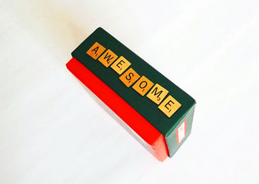 Scrabble Magnéte de réfrigérateur avec des alphabets et des chiffres magnétiques en bois 4 Symboles mathématiques inclus