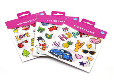 Autocollants de logo personnalisés Transfert à sec Autocollants de tatouage personnalisés temporaires Taille 4 * 5,8 cm Pour les vêtements