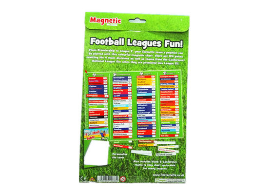 Ensemble d'activités magnétiques personnalisables comprenant une table de football magnétique, un réfrigérateur, un plateau de jeu magnétique et des pièces magnétiques pour le jeu interactif