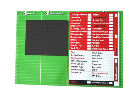 Ensemble d'activités magnétiques personnalisables comprenant une table de football magnétique, un réfrigérateur, un plateau de jeu magnétique et des pièces magnétiques pour le jeu interactif
