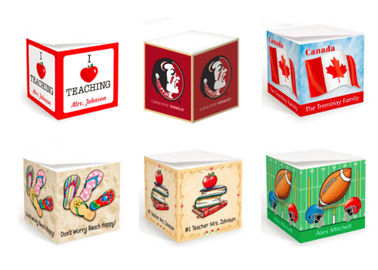 Impression de blocs-notes personnalisés sur 4 côtés avec palette en bois, papier sans bois 80 g/m², délai d'exécution rapide et OEM/ODM disponibles