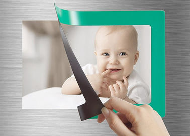 Cadre personnalisé flexible d'aimants de réfrigérateur de photo 5 pouces de forme rectangulaire