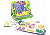 Les jeux éducatifs des enfants drôles, activités réglées d'aimant de match pour des enfants