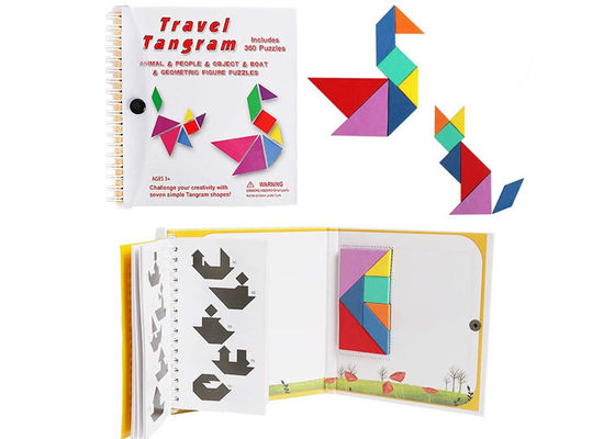 Jeu de voyage magnétique amusant et éducatif, puzzle de formes et blocs magnétiques pour tout-petits