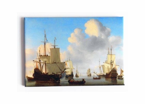 Magnéte de réfrigérateur en fer blanc 78 x 54 mm Magnéte de réfrigérateur en souvenir