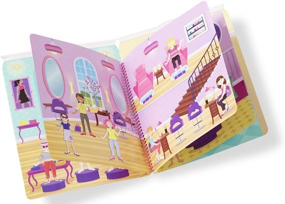 Autocollants gonflables 3D, ensembles d'activités d'autocollants gonflables avec thèmes de sirène et de fée à habiller et design portable pour le jeu indépendant