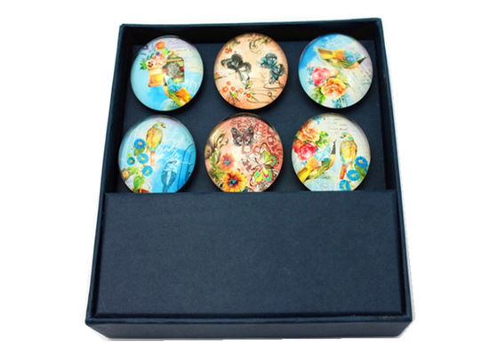 Impression personnalisée sur photo Magnet de réfrigérateur à dôme de verre Magnet de réfrigérateur pour les promotions de souvenirs