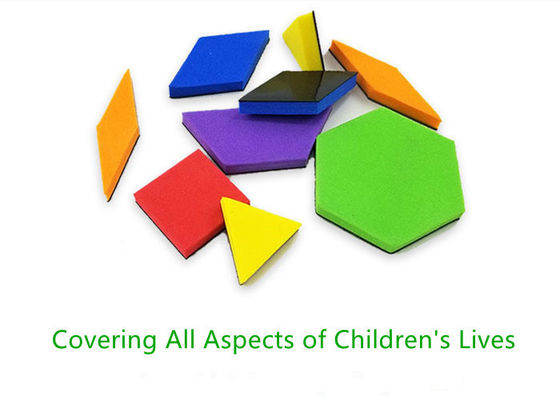 Ensemble d'activités magnétiques colorées en mousse EVA, puzzles de formes magnétiques pour tout-petits, jouet éducatif pour améliorer la pensée logique et la créativité