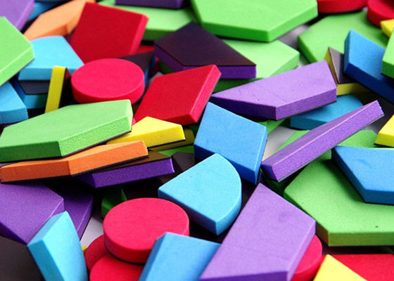 Ensemble d'activités magnétiques colorées en mousse EVA, puzzles de formes magnétiques pour tout-petits, jouet éducatif pour améliorer la pensée logique et la créativité