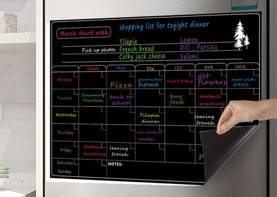Calendrier de réfrigérateur magnétique pratique Calendrier de cuisine