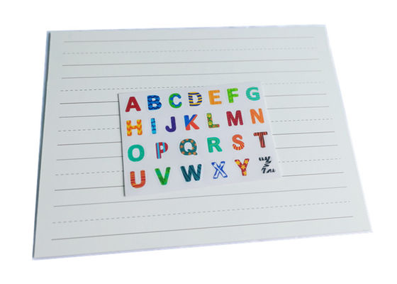 Alphabets et chiffres magnétiques TPE Lettres et chiffres statiques Autocollants sans colle Non toxique Eco-friendly Outils éducatifs durables