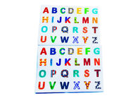 Alphabets de bande et autocollants réutilisables de nombres pour des enfants éducatifs, des lettres des enfants statiques et des nombres AUCUNE colle