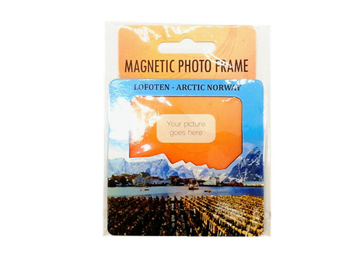 Conception personnalisée cadre photo magnétique flexible pour réfrigérateur 4 couleurs d'impression personnalisé magnétique réfrigérateur