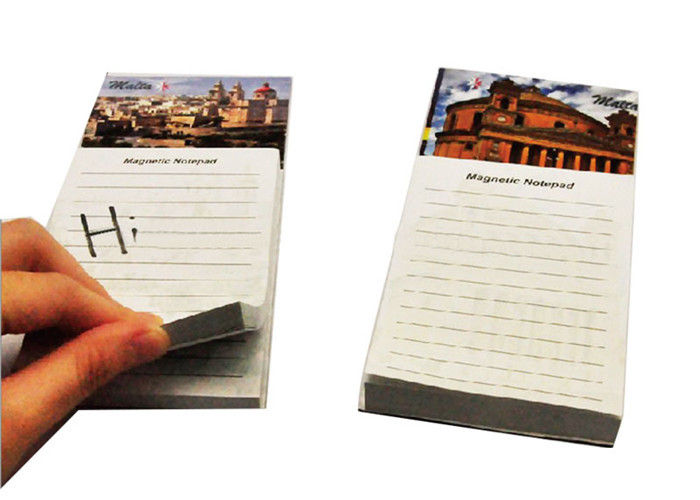 Bloc-notes magnétiques colorés pour réfrigérateur, blocs-notes personnalisés, blocs-notes lignés, papeterie personnalisée, blocs-notes pour la maison et le bureau