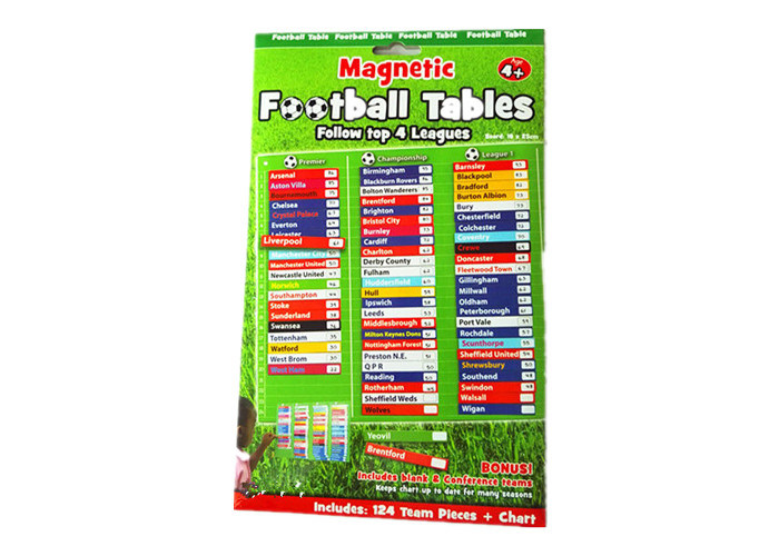 Ensemble d'activités magnétiques personnalisables comprenant une table de football magnétique, un réfrigérateur, un plateau de jeu magnétique et des pièces magnétiques pour le jeu interactif