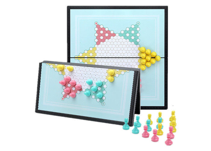 Ensemble d'activité magnétique pliable Portable Jeu de société d'échecs de voyage durable léger éducatif réutilisable Logo personnalisé Pièces magnétiques