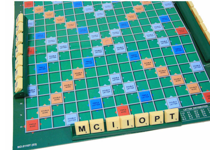 S Crabble jeu de jeu Jeux d'échecs S Crabble lettres Carreaux de plaque Jouet magnétique Blocs pour les tout-petits